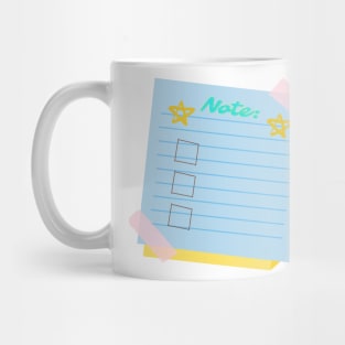 Paper Note Mug